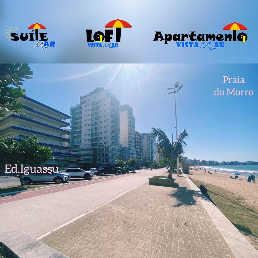 Apartamento Vista Mar 209 - 2 Quartos - Praia Do Morro - Predio Frente Mar - Varanda Com Vista Mar - Elevador - Atravessou A Avenida, Ja Esta Na Praia - Com Garagem - Internet Guarapari Exteriör bild