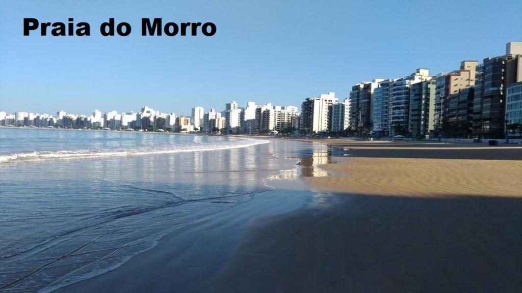 Apartamento Vista Mar 209 - 2 Quartos - Praia Do Morro - Predio Frente Mar - Varanda Com Vista Mar - Elevador - Atravessou A Avenida, Ja Esta Na Praia - Com Garagem - Internet Guarapari Exteriör bild